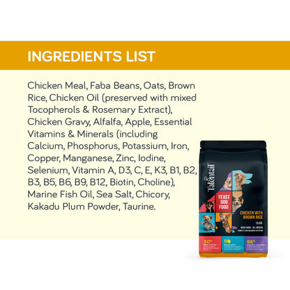 [SAMPLE] TALENTAIL Chicken with Brown Rice Kibble Dog Food for Adult Dogs 70g