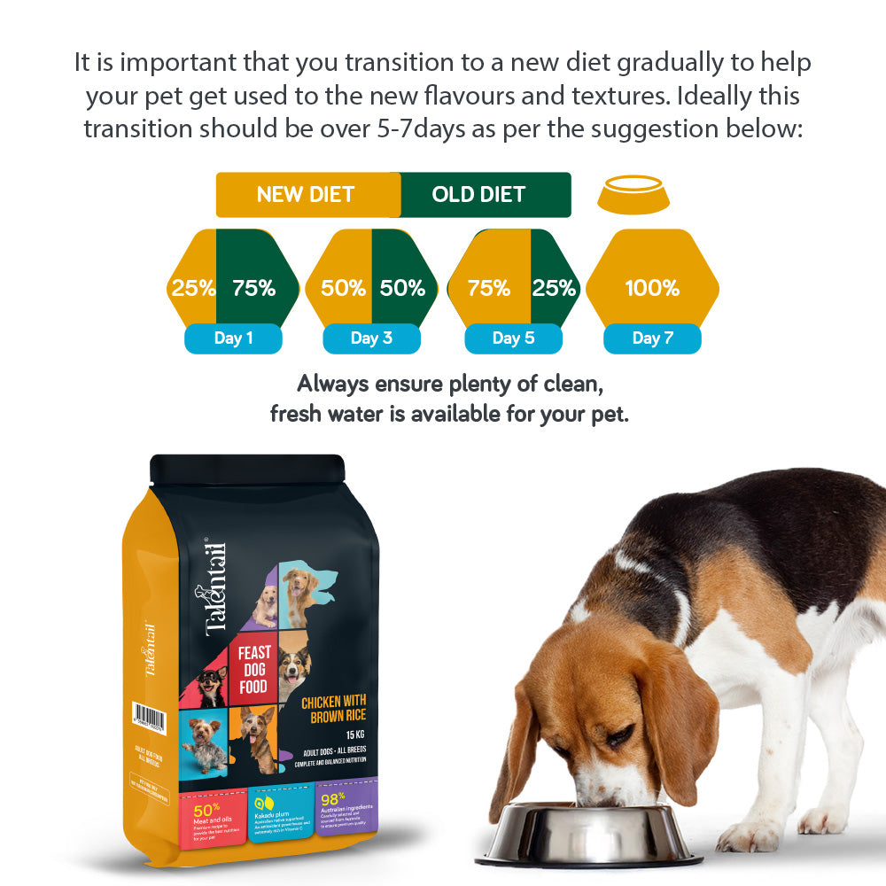 [FREE SAMPLE] TALENTAIL Chicken with Brown Rice Kibble Dog Food for Adult Dogs 70g