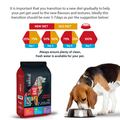 [SAMPLE] TALENTAIL Lamb with Brown Rice Kibble Dog Food For Adult Dogs 70g