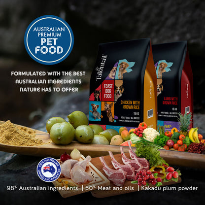 [SAMPLE] TALENTAIL Lamb with Brown Rice Kibble Dog Food For Adult Dogs 70g