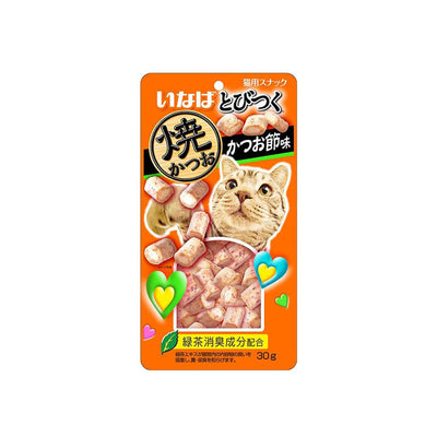 CIAO Juicy Bits Tuna and Chicken Fillet with Dried Bonito Flavour Cat Treats 25g