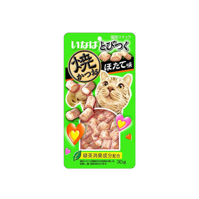 CIAO Juicy Bits Tuna and Chicken Fillet with Scallop Flavour Cat Treats 25g