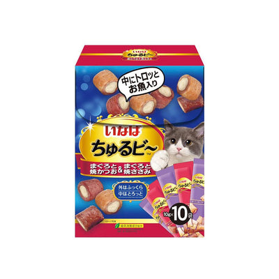 CIAO Churu Bee Mixed Maguro Grilled Chicken Cat Treats 10x10g