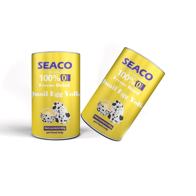 SEACO Quail Egg Yolks Freeze Dried Pet Food 80g