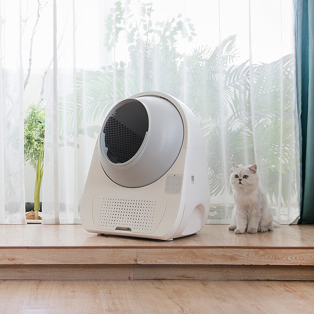 CATLINK Scooper Luxury Pro Smart Self-Cleaning White Cat Litter Box