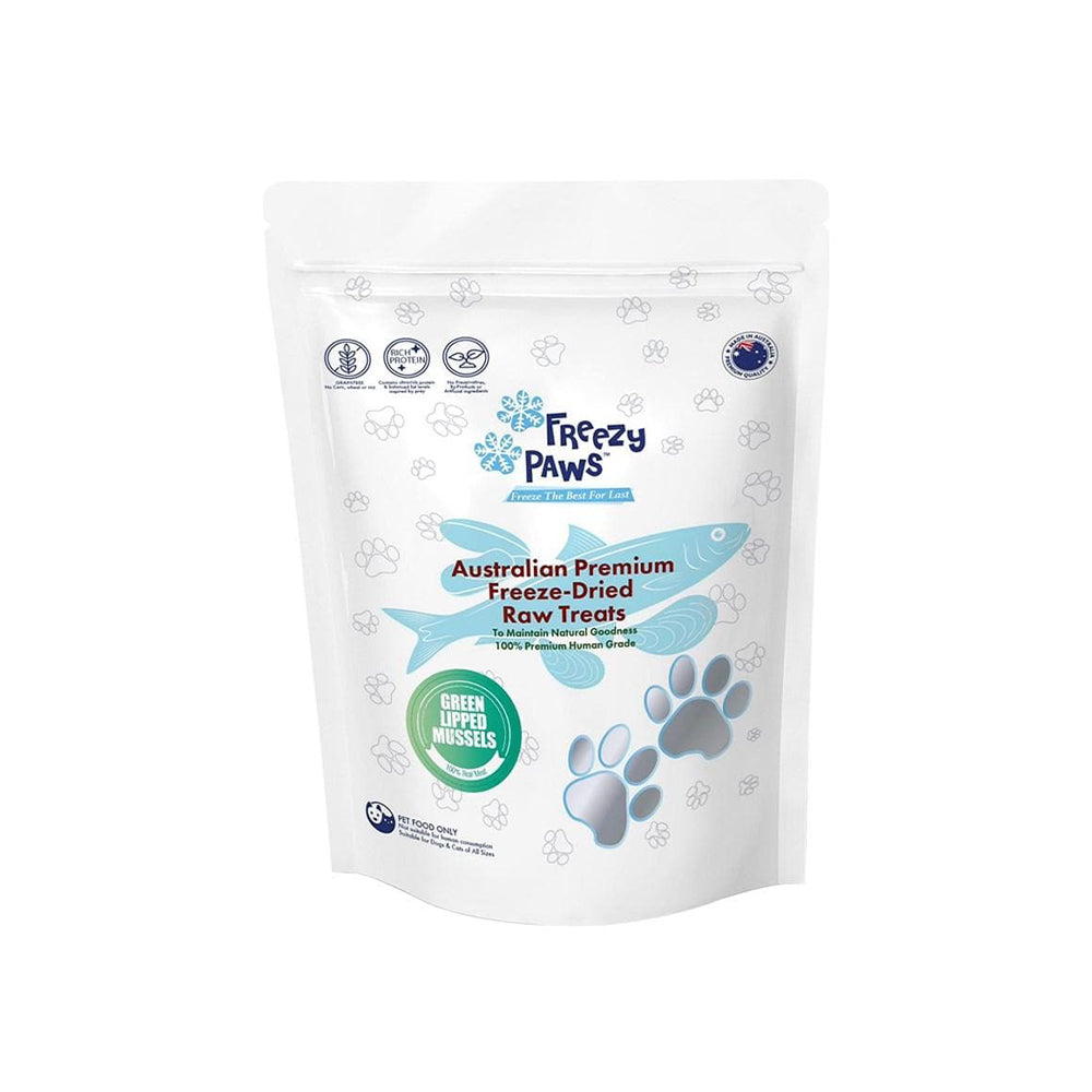 FREEZY PAWS Green Lipped Mussels Freeze Dried Pet Treats 50g