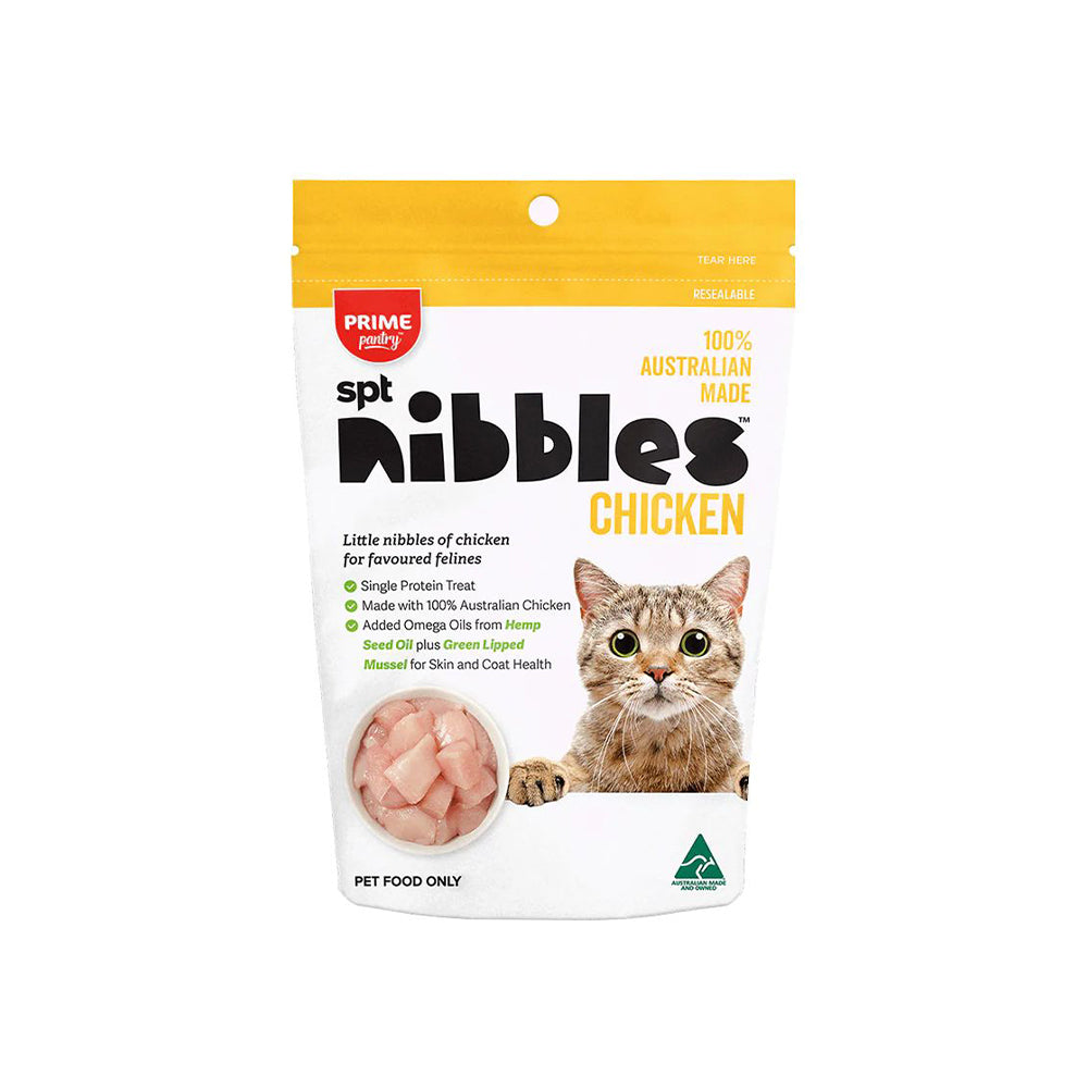 PRIME100 SPT Pantry Nibbles Chicken Cat Training and Reward Treats 40g