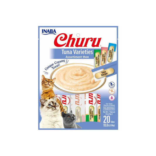 INABA Cat Churu Tuna Varieties 14g x 20pcs - Petso Online 