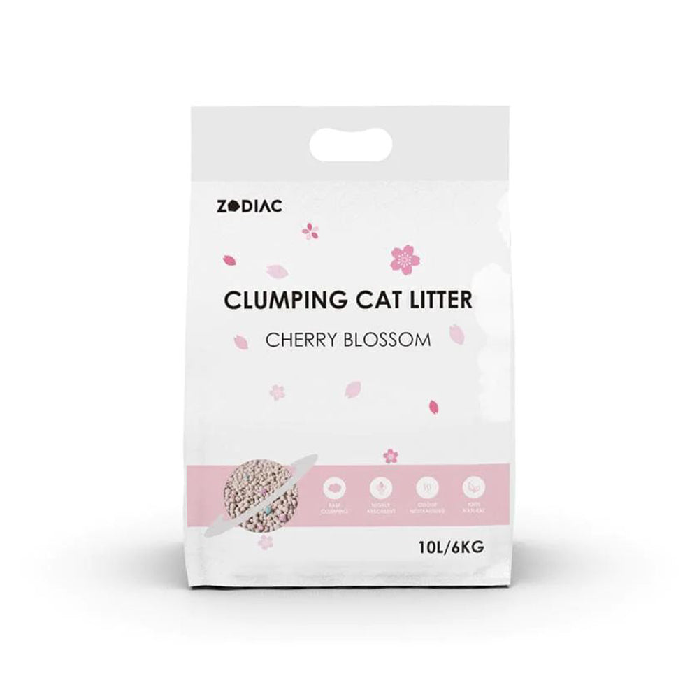 ZODIAC Cherry Blossom 6kg Clumping Cat Litter Petso Au