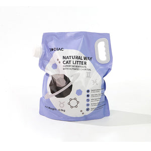 ZODIAC Natural Way Superfine Bentonite With Activated Charcoal Cat Litter