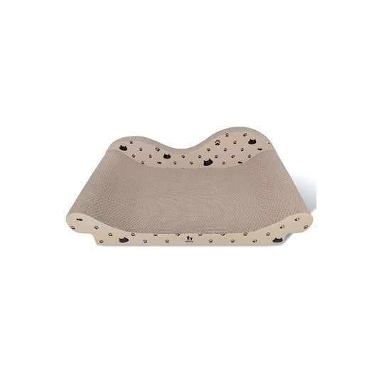 ZODIAC Cat White Printed Cat Scratcher