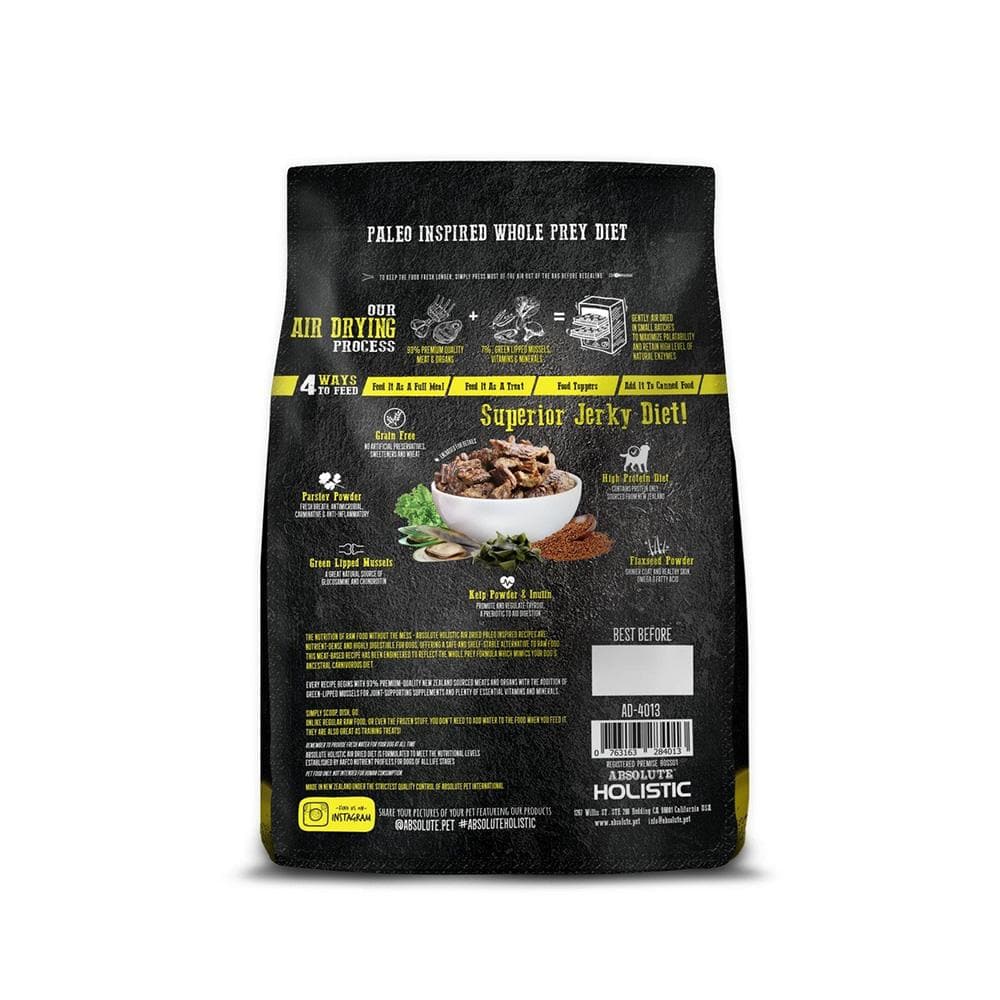 ABSOLUTE HOLISTIC Lamb & Duck Air Dried Dog Food 1kg