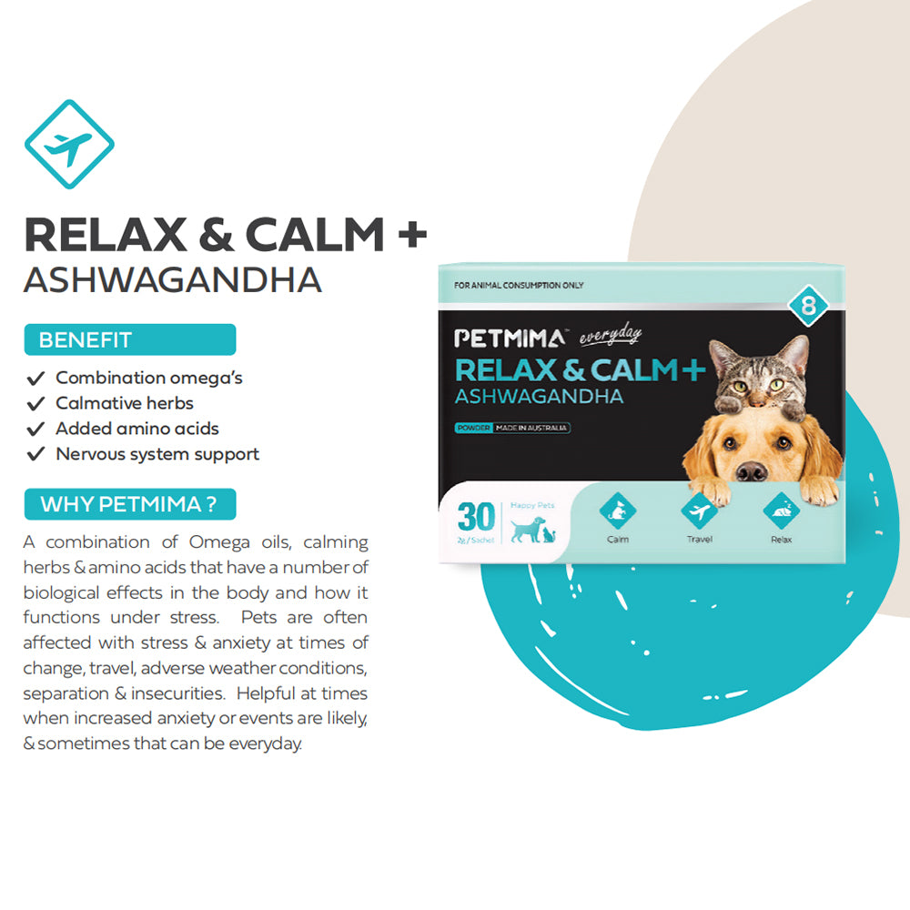 PETMIMA Relax & Calm + Ashwagandha 30x2g