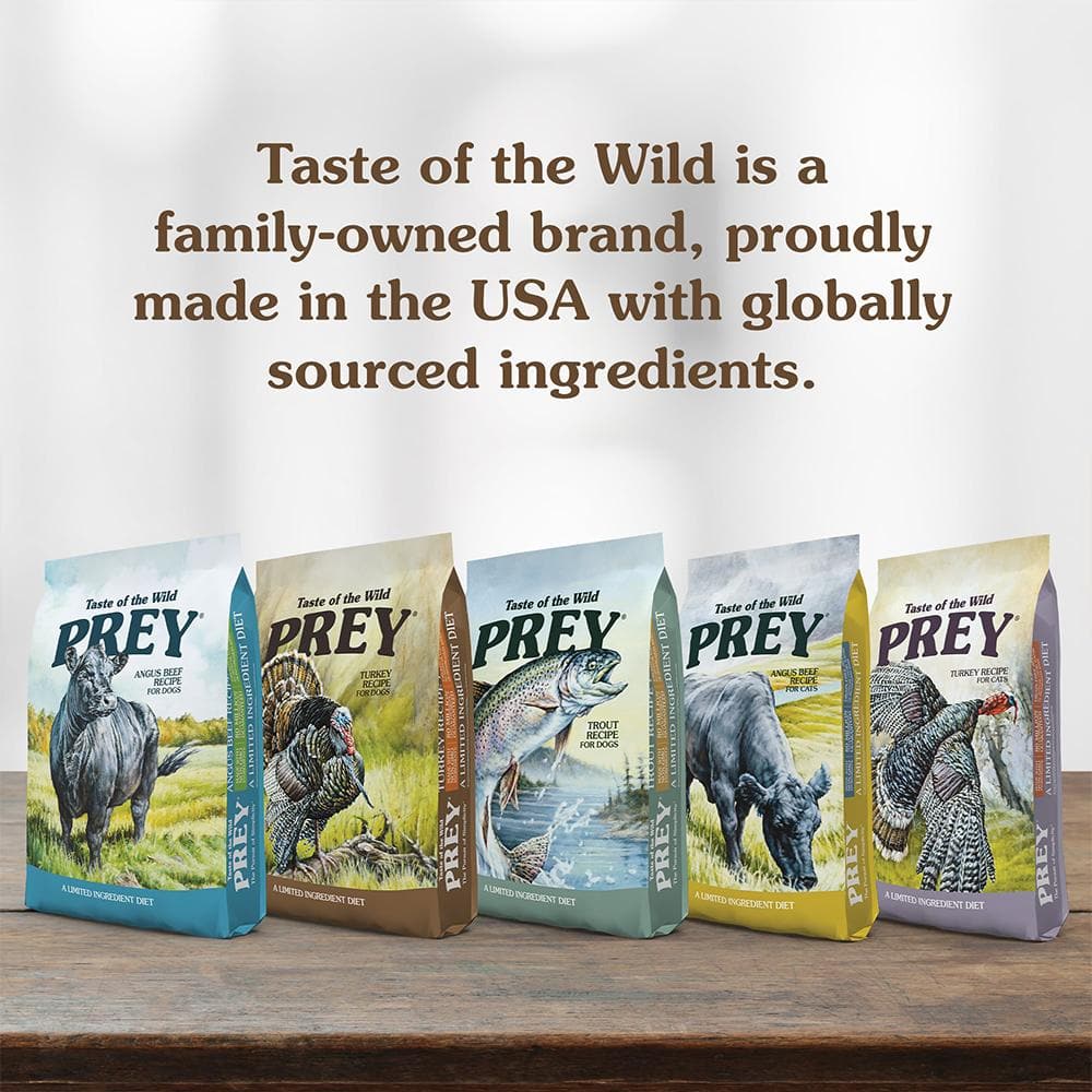 TASTE OF THE WILD Prey Angus Beef Grain Free Dry Cat Food