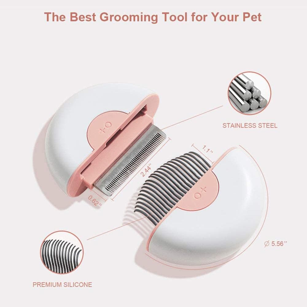 PAKEWAY Tomcat Peach Ge-Mini Pet Comb for Long Hair
