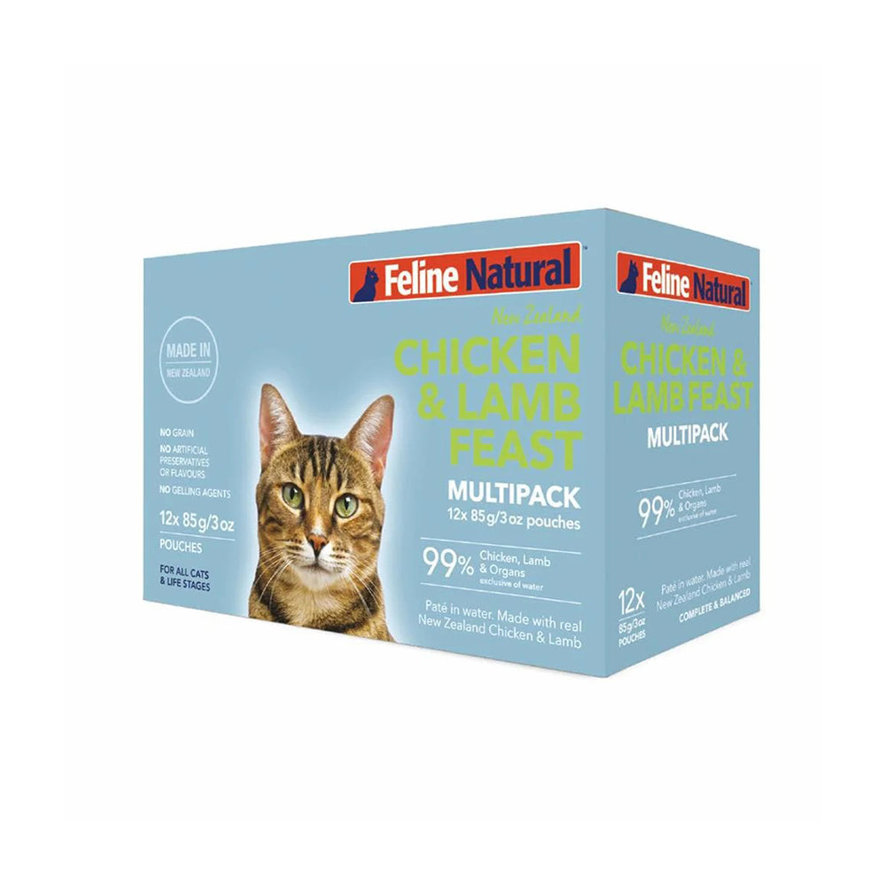 Feline Natural Chicken and Lamb 12x85g | Wet Cat Food – Petso