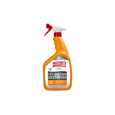 nature's miracle oxy formula dog set in stain remover