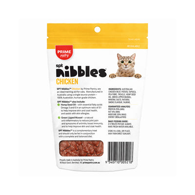 PRIME100 SPT Pantry Nibbles Chicken Cat Training and Reward Treats 40g