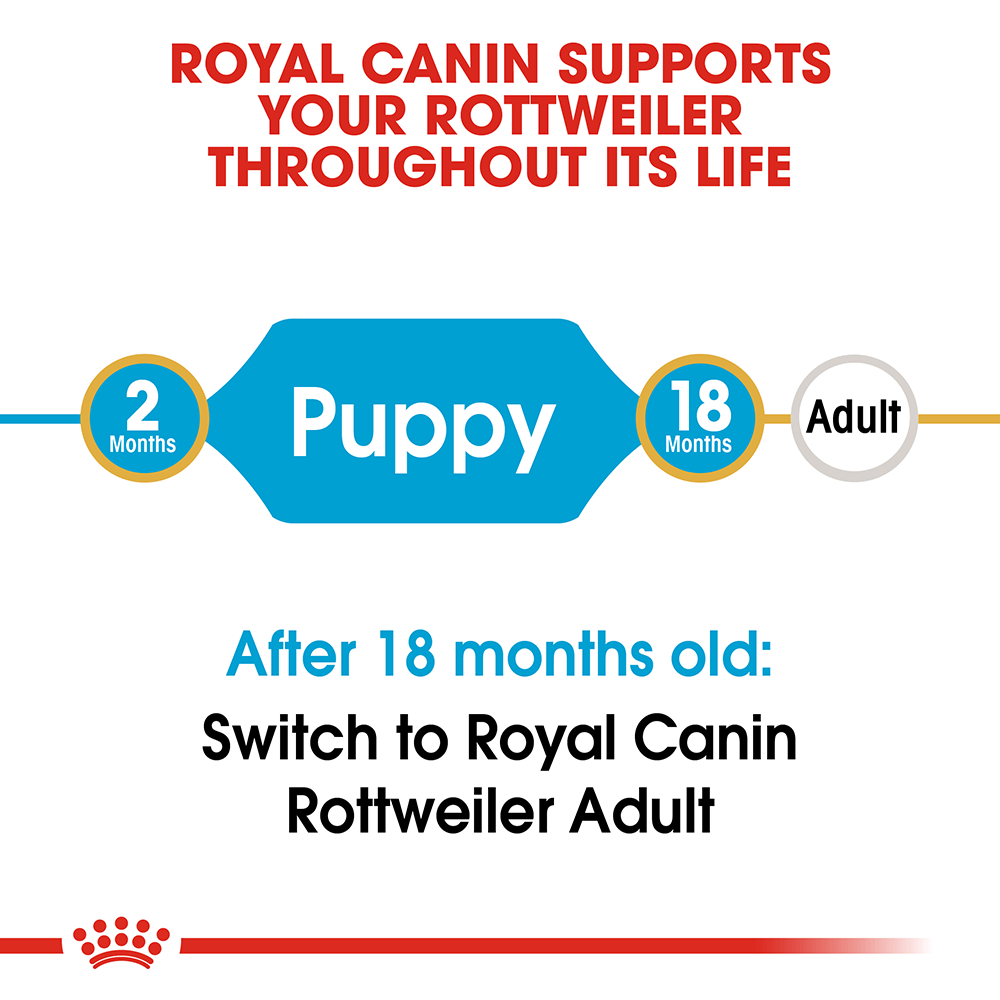 【Expiry-26/06/2024】ROYAL CANIN Rottweiler Puppy Dry Dog Food 12kg