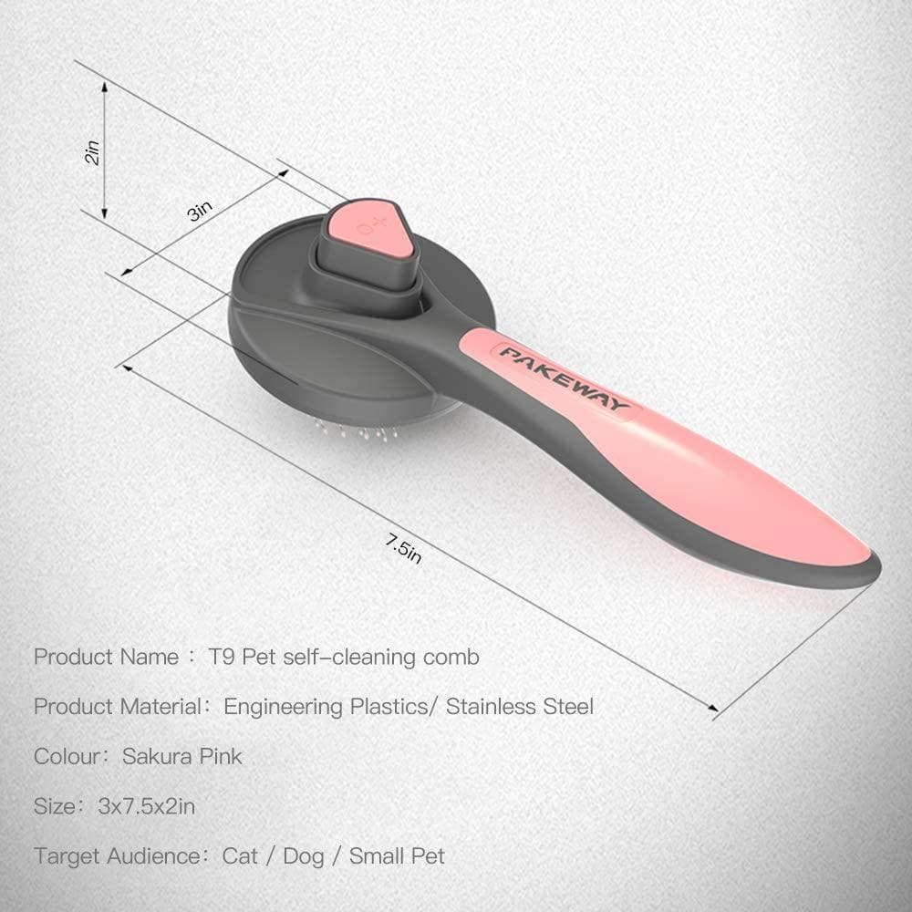 PAKEWAY T9 Pink Pet Slicker Brush