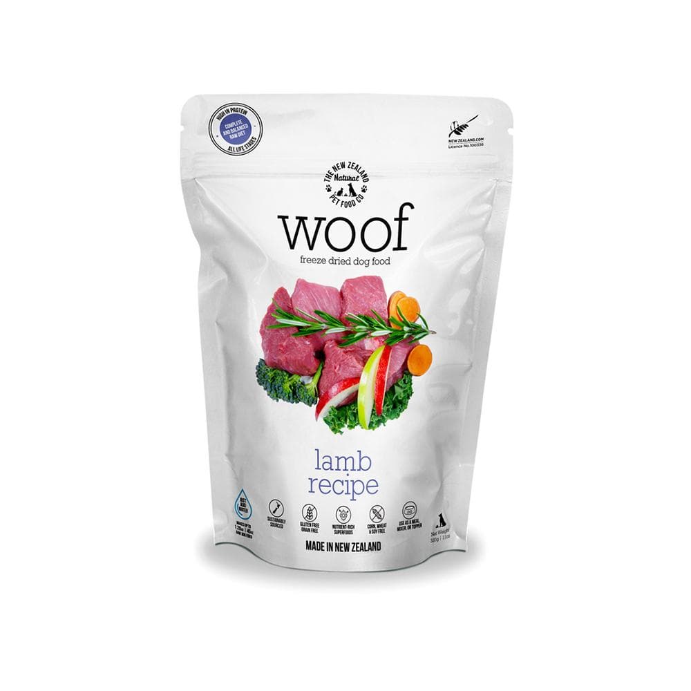 WOOF Lamb Freeze Dried Dog Food 1kg