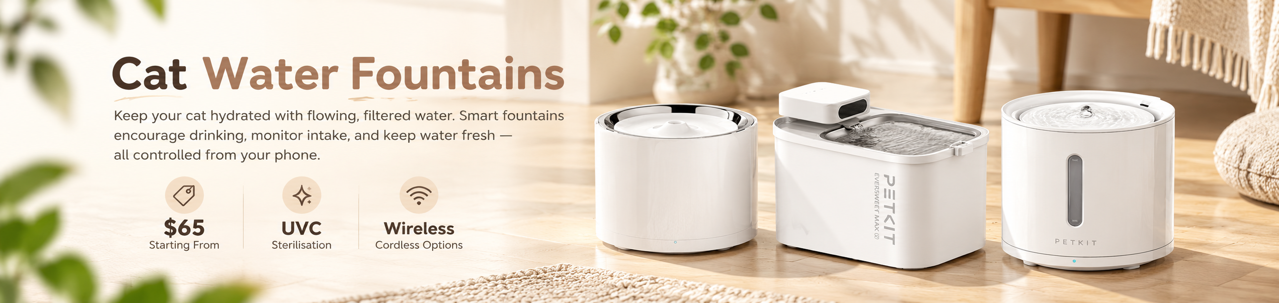 Smart Pet Water Fountains